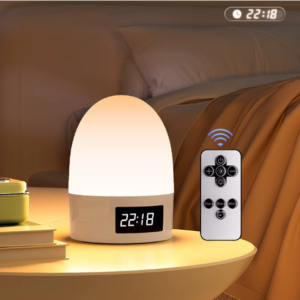 Tactile veilleuse Rechargeable 3 couleurs sans fil chambre de bébé lampe de chevet USB LED veilleuse lumière douce ambiante pour enfants cadeau